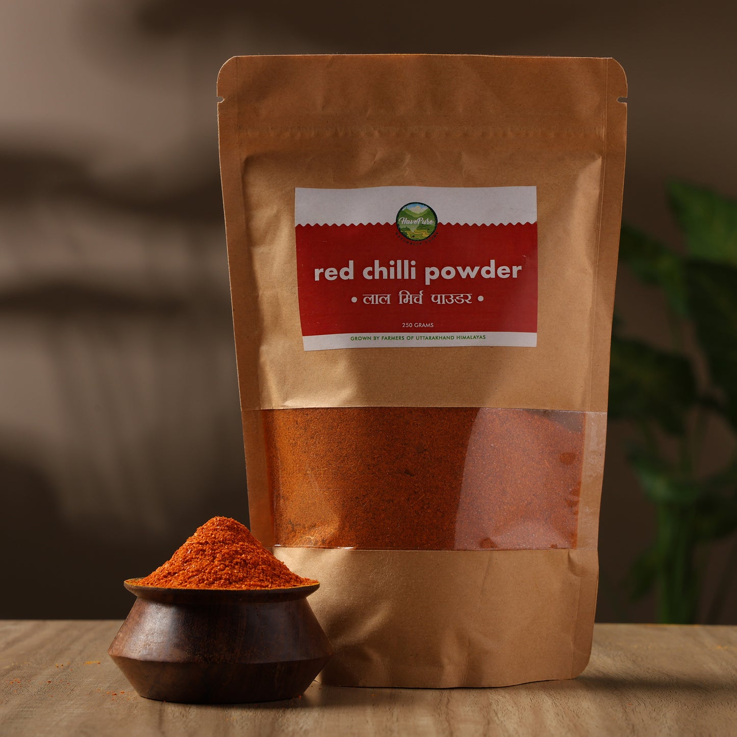 Hand-Pounded Red Chilli Powder β 250g | Farm Fresh from Uttarakhand