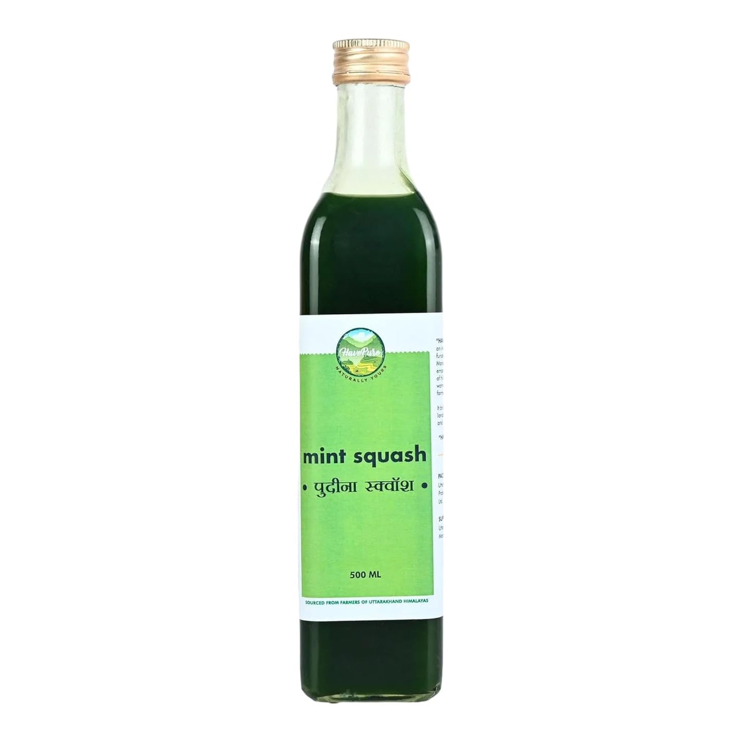 HavePure Mint Squash | Refreshing Herbal Drink Concentrate