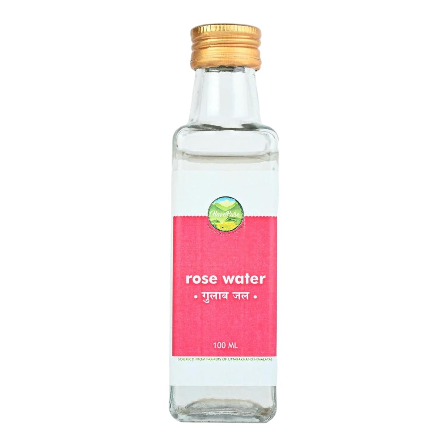 HavePure Rose Water β 100ml | Natural Steam-Distilled Gulab Jal for Skin & Wellness