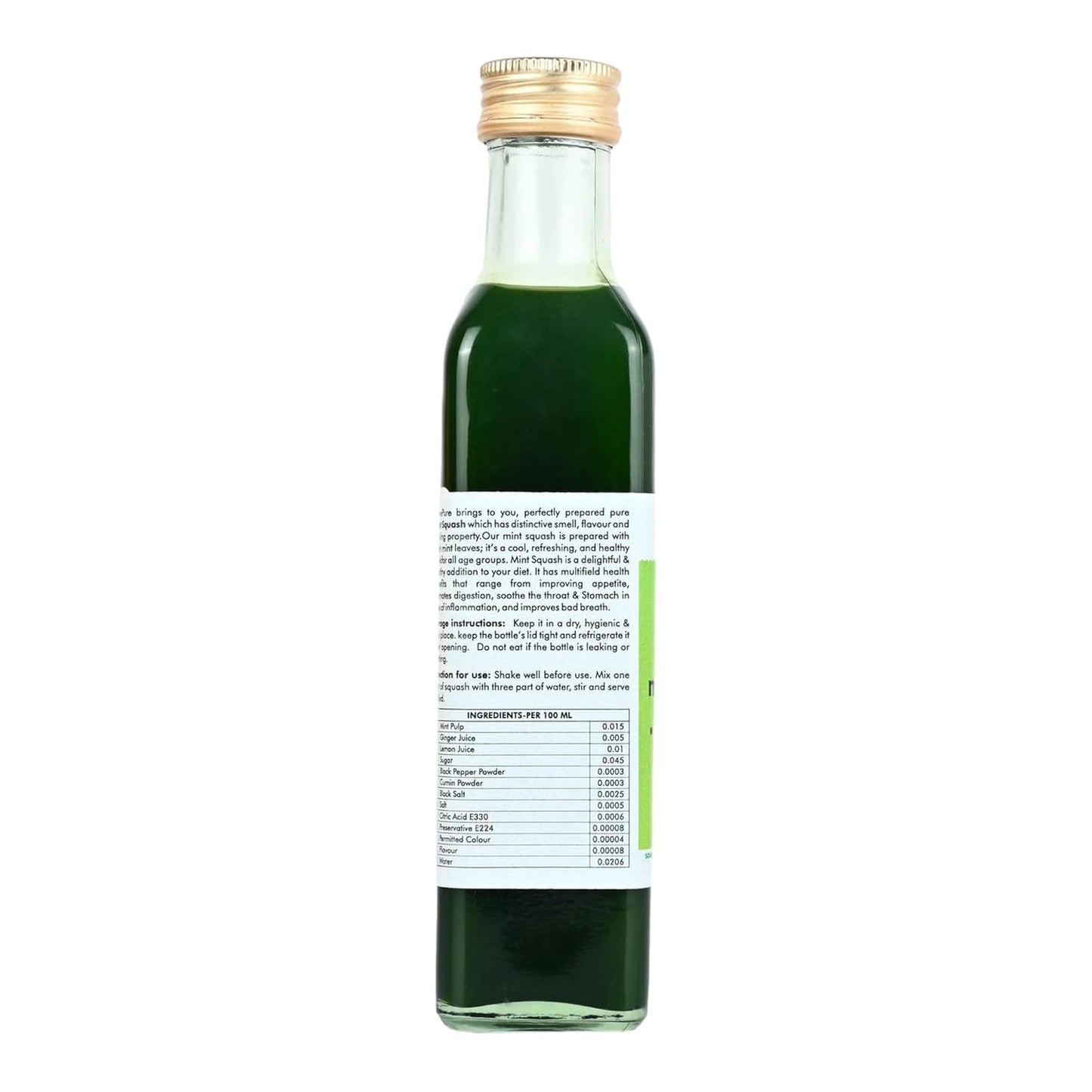 HavePure Mint Squash | Refreshing Herbal Drink Concentrate