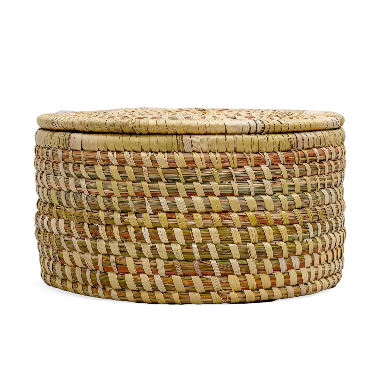 HavePure Munj Grass Chapati Box – Handmade Eco-Friendly Roti Storage Container | Insulated Box for Warm Chapatis | Durable, Lightweight & Natural Kitchen Organizer