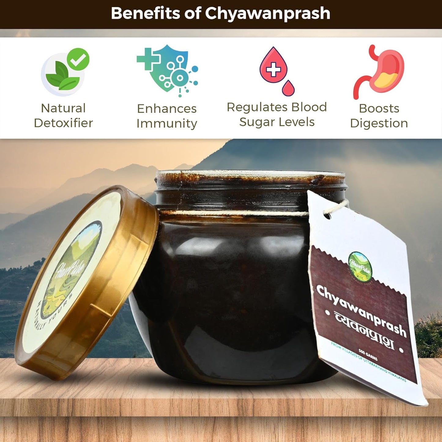 HavePure Chyawanprash β Ayurvedic Immunity Booster with 51 Himalayan Herbs