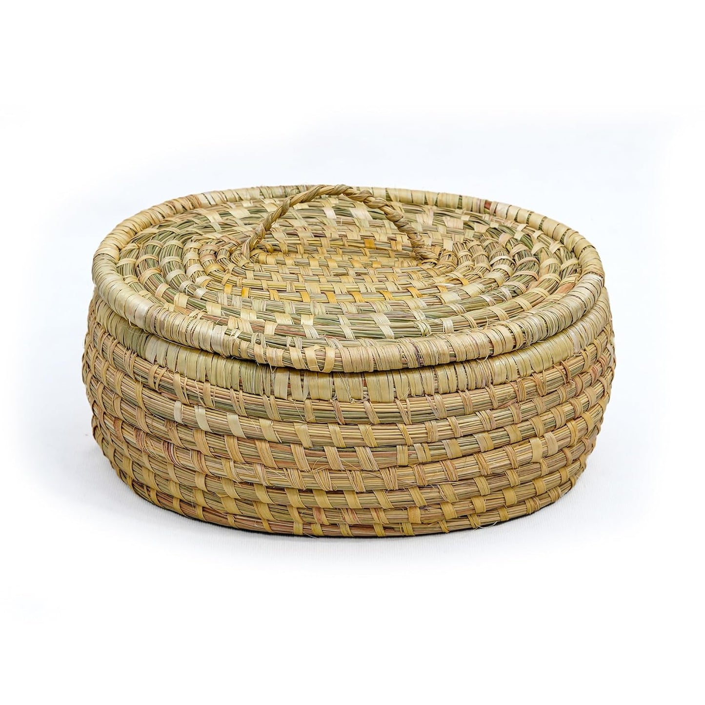 HavePure Munj Grass Oval Multipurpose Container – Handmade Eco-Friendly Storage Basket | Natural & Sustainable Organizer for Home, Kitchen & Office | Lightweight & Durable Décor Box