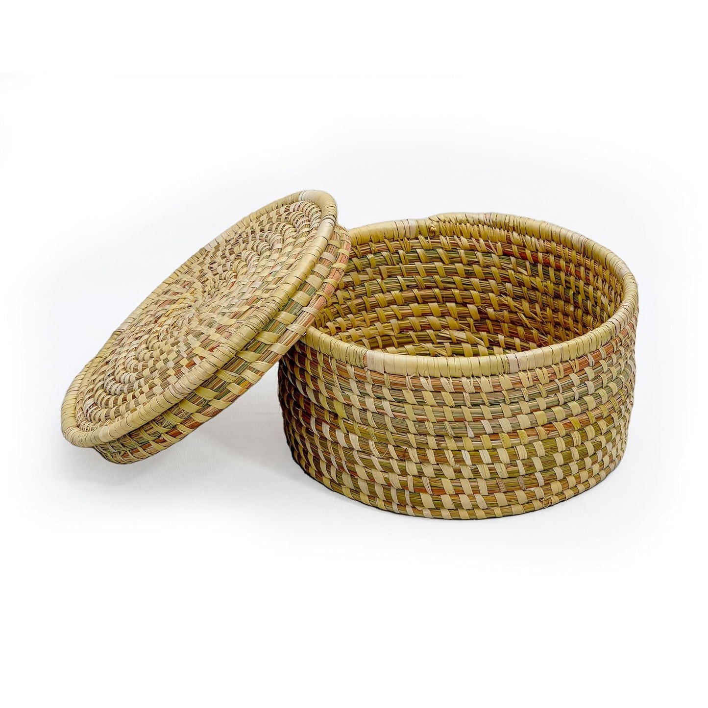 HavePure Munj Grass Chapati Box – Handmade Eco-Friendly Roti Storage Container | Insulated Box for Warm Chapatis | Durable, Lightweight & Natural Kitchen Organizer