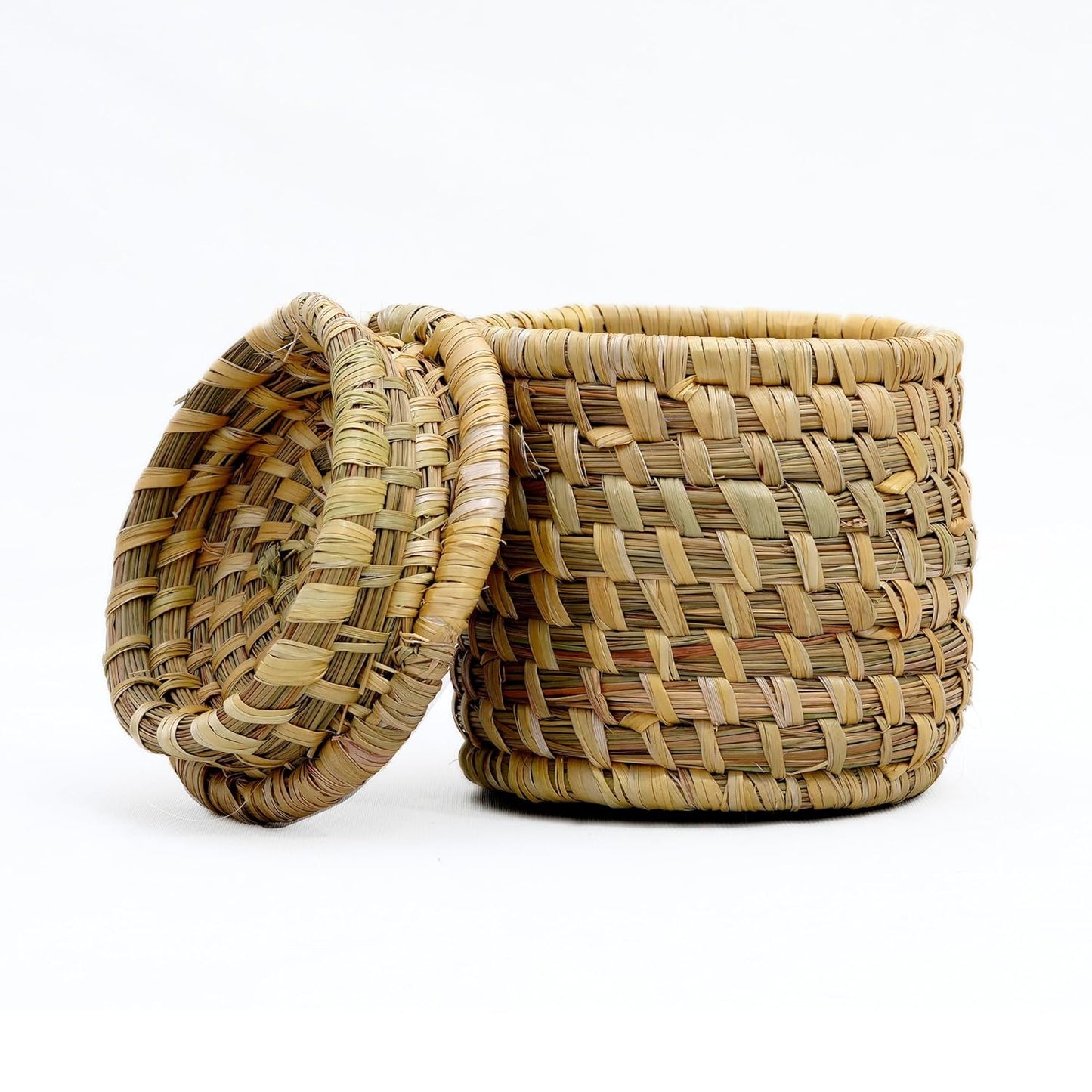 HavePure Munj Grass Multipurpose Storage Container – Eco-Friendly Handmade Organizer | Natural & Sustainable Basket for Home, Kitchen & Office | Lightweight & Durable Décor & Storage Box