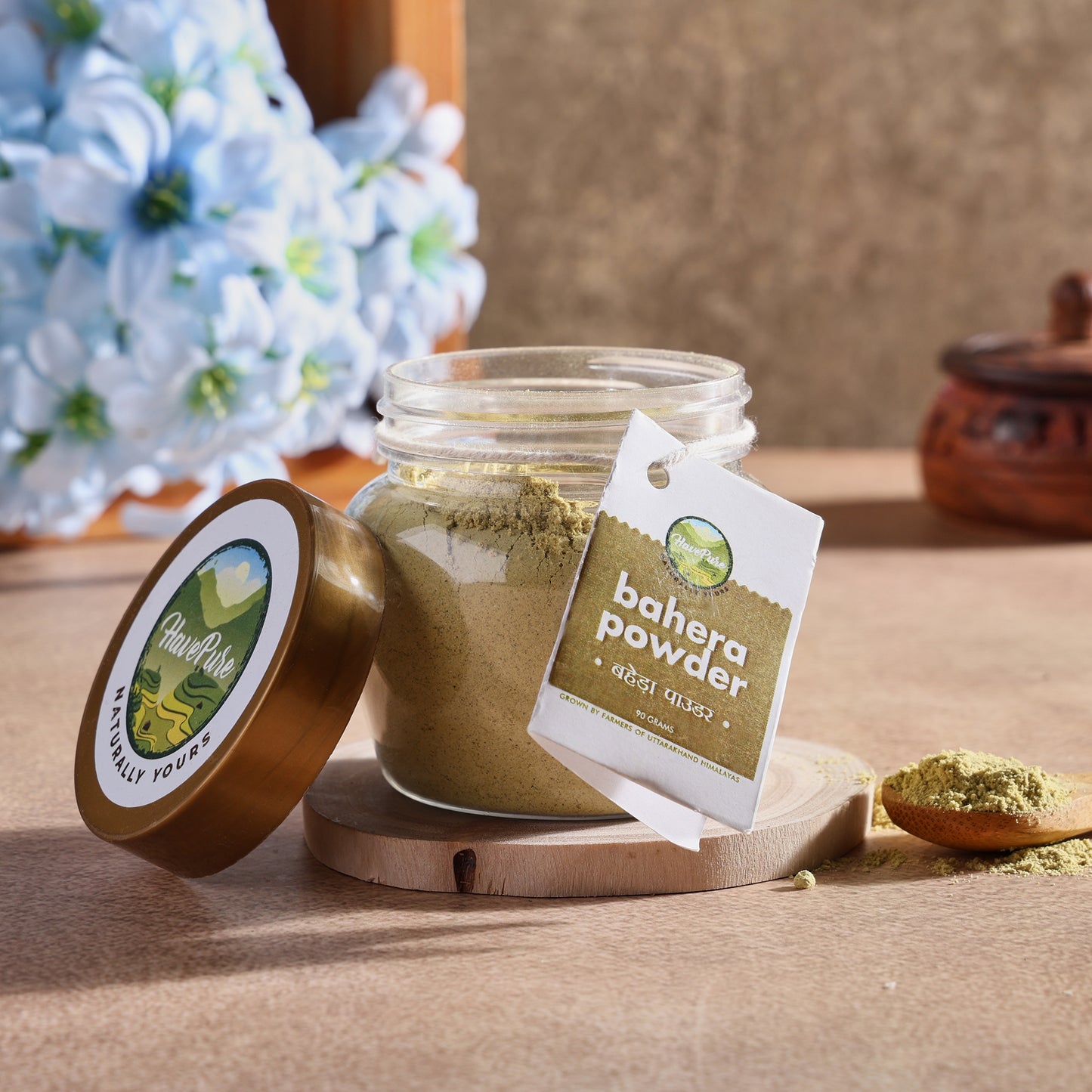 HavePure Baheda Powder – 90g | Ayurvedic Respiratory & Liver Health Support | Handcrafted in Uttarakhand