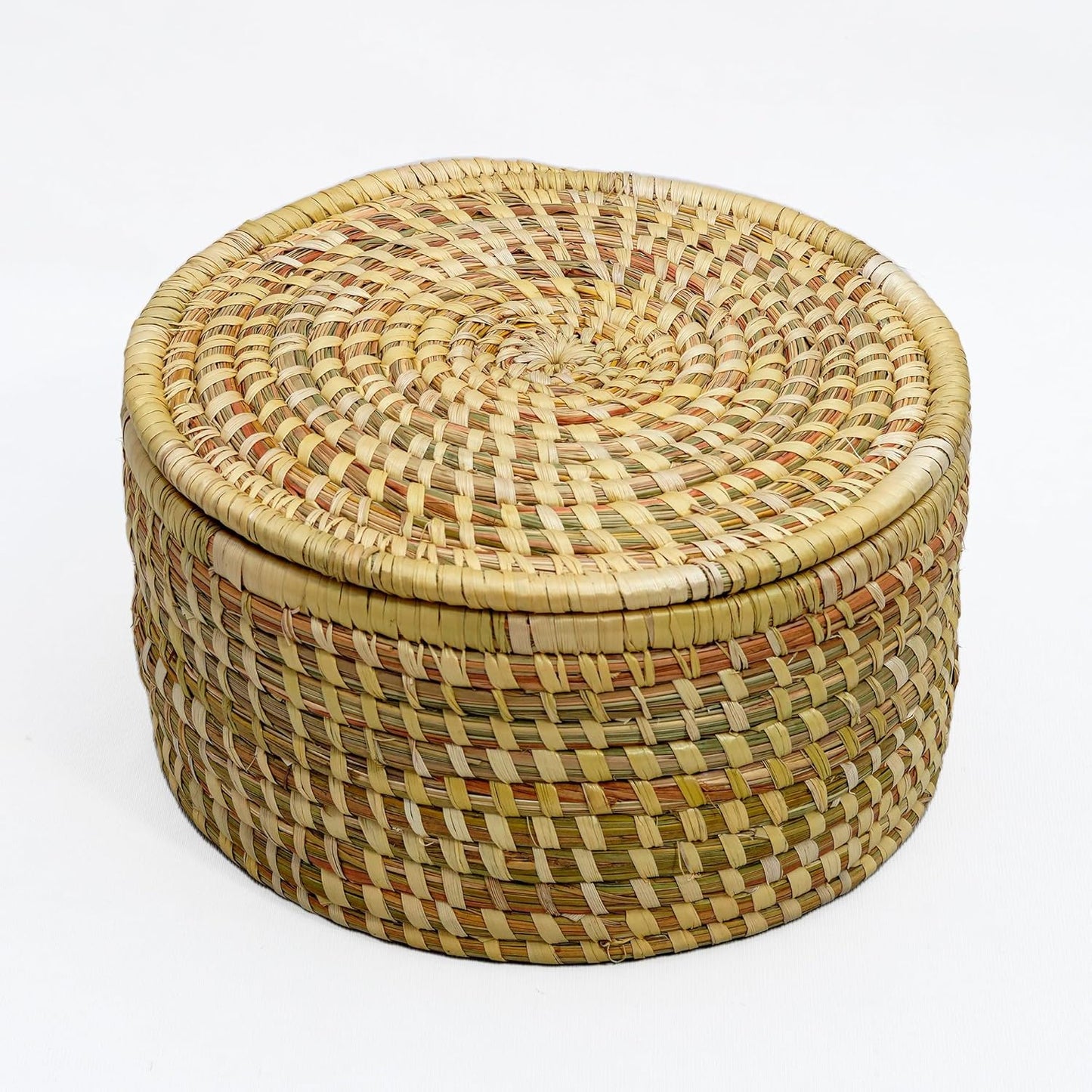 HavePure Munj Grass Chapati Box – Handmade Eco-Friendly Roti Storage Container | Insulated Box for Warm Chapatis | Durable, Lightweight & Natural Kitchen Organizer