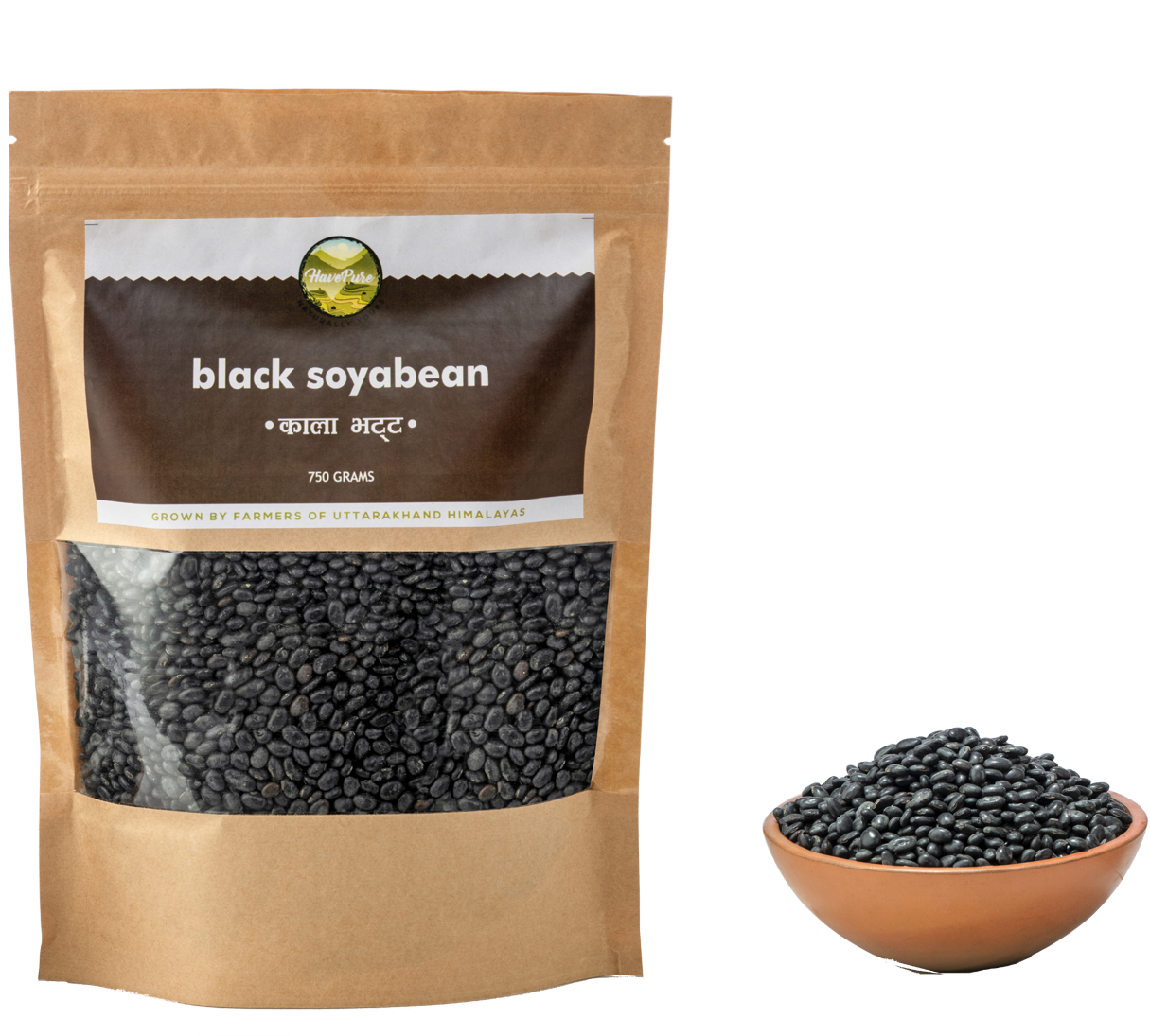 Black Soyabean β 750g | Himalayan Organic Pulse | Rich in Protein, Fiber & Antioxidants