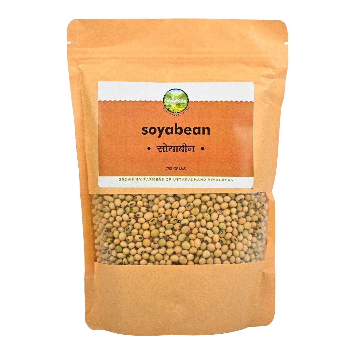 Himalayan Soyabean (750g) β Naturally Grown in Bhagirathi Valley, Rich in Lecithin & Omega-3