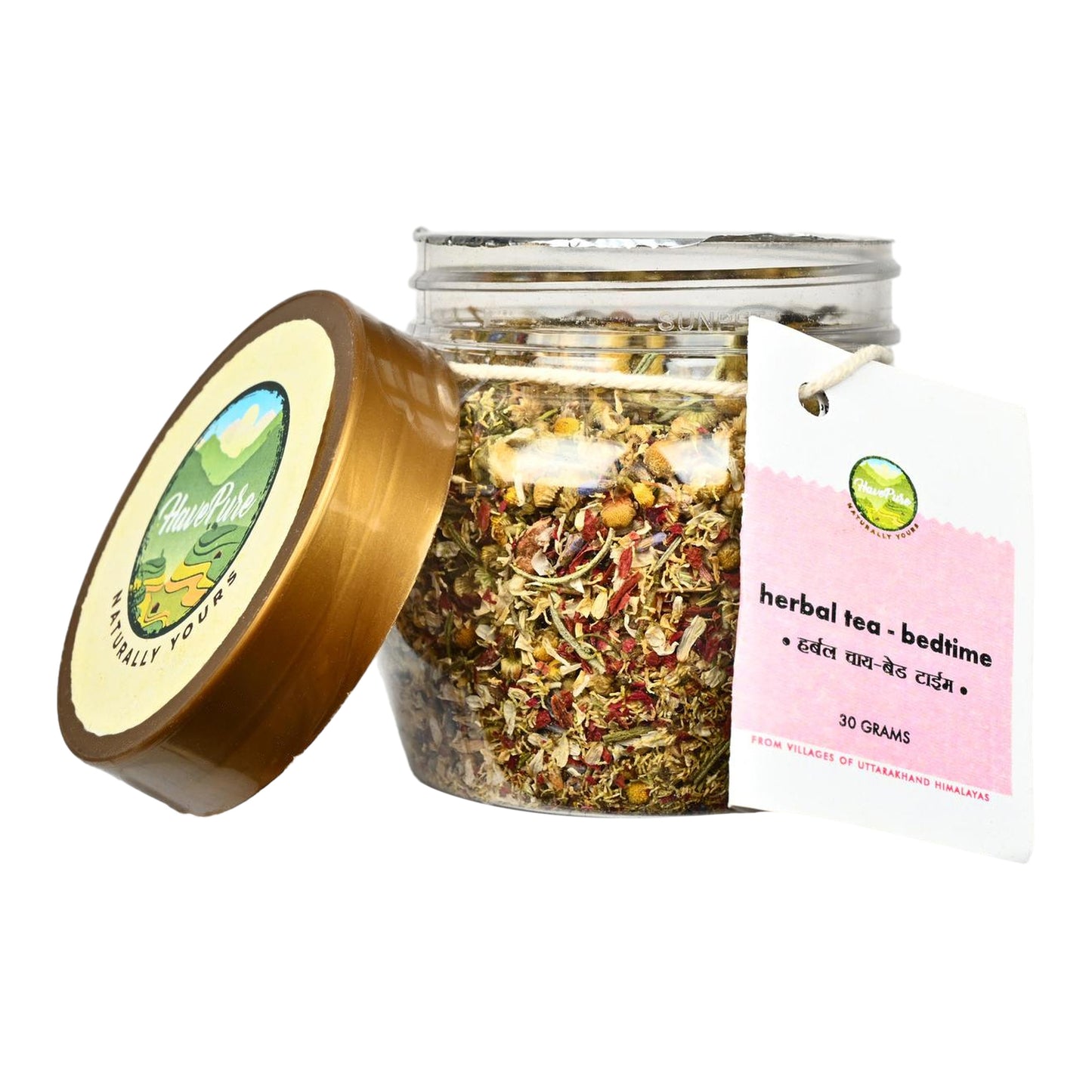 HavePure Bedtime Herbal Tea – 30g | Natural Sleep Aid | Caffeine-Free Soothing Blend