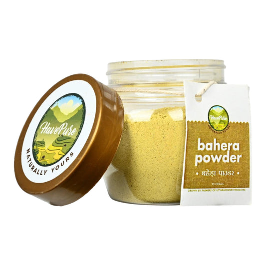HavePure Baheda Powder – 90g | Ayurvedic Respiratory & Liver Health Support | Handcrafted in Uttarakhand