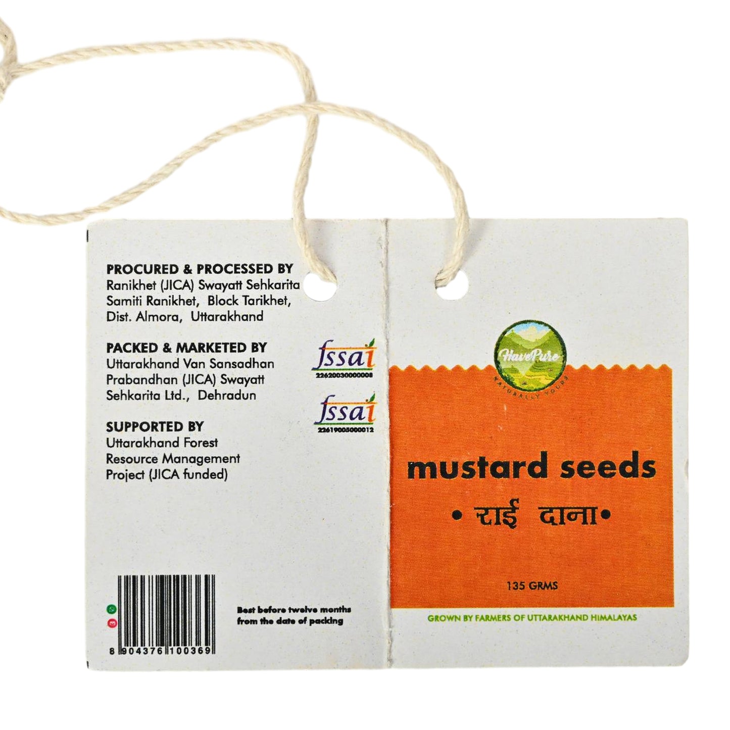 Mustard Seeds (Rai Dana) β Naturally Grown in Uttarakhand | 135g