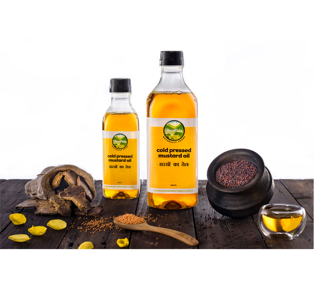 Cold Pressed Mustard Oil โ Pure & Natural