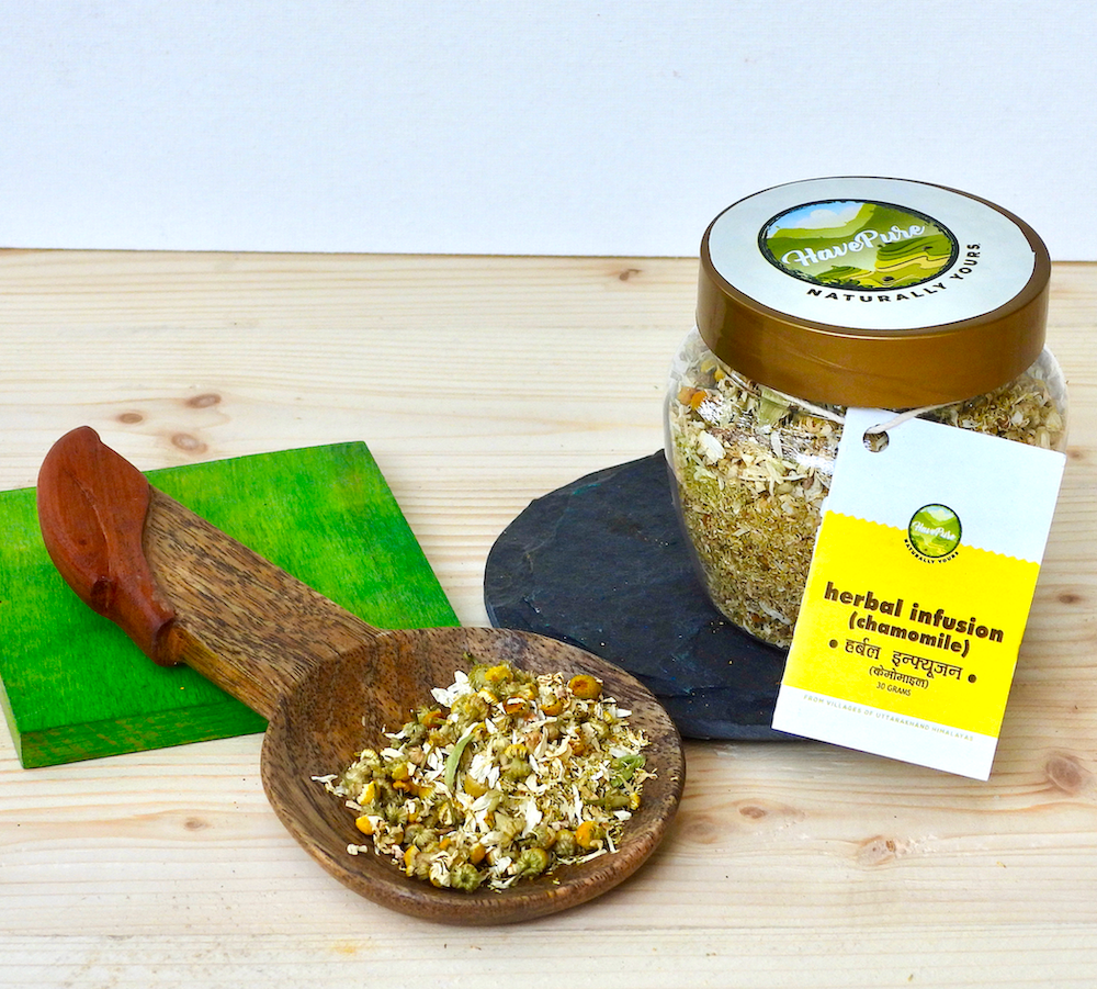 HavePure Chamomile Herbal Infusion – 100% Natural Calming Tea | Sleep & Stress Relief – 30g