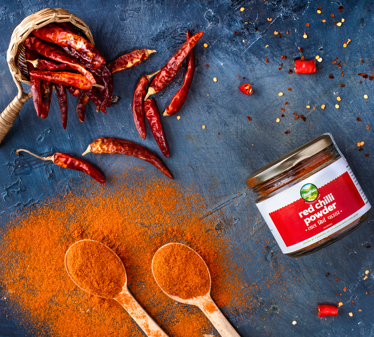 Premium Red Chilli Powder β Naturally Grown at High Altitudes | 100g