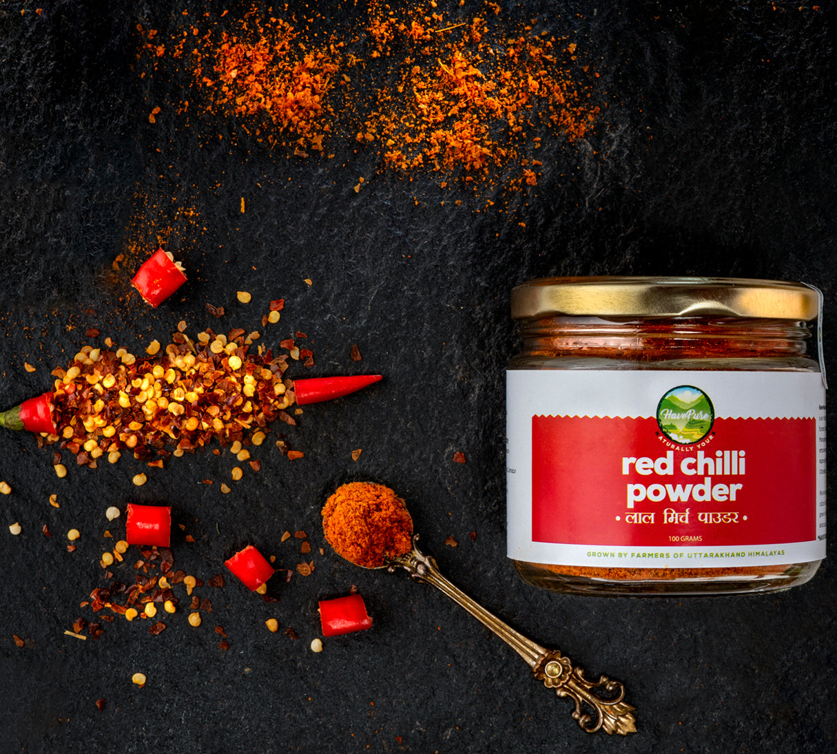 Premium Red Chilli Powder β Naturally Grown at High Altitudes | 100g