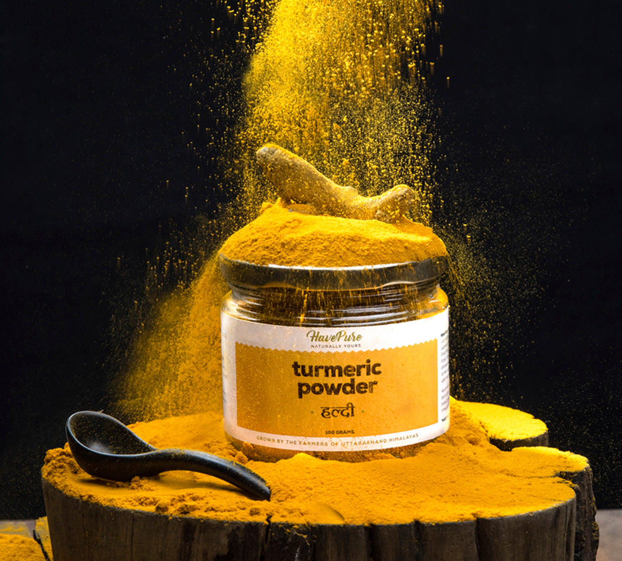 High Curcumin Turmeric Powder β 100% Natural & Stone-Ground | 100g