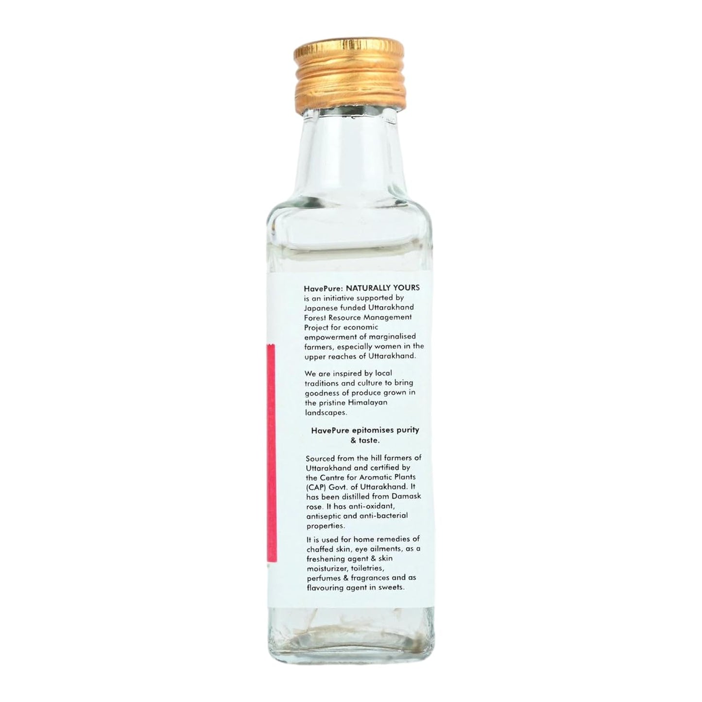 HavePure Rose Water – 100ml | Natural Steam-Distilled Gulab Jal for Skin & Wellness
