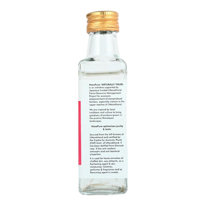 HavePure Rose Water – 100ml | Natural Steam-Distilled Gulab Jal for Skin & Wellness