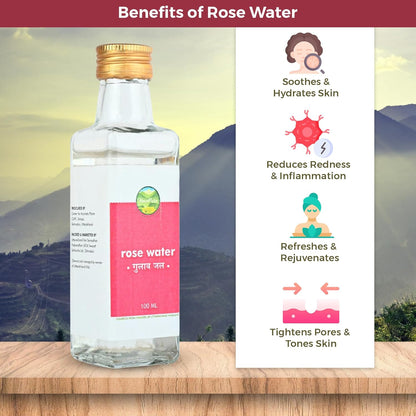 HavePure Rose Water – 100ml | Natural Steam-Distilled Gulab Jal for Skin & Wellness