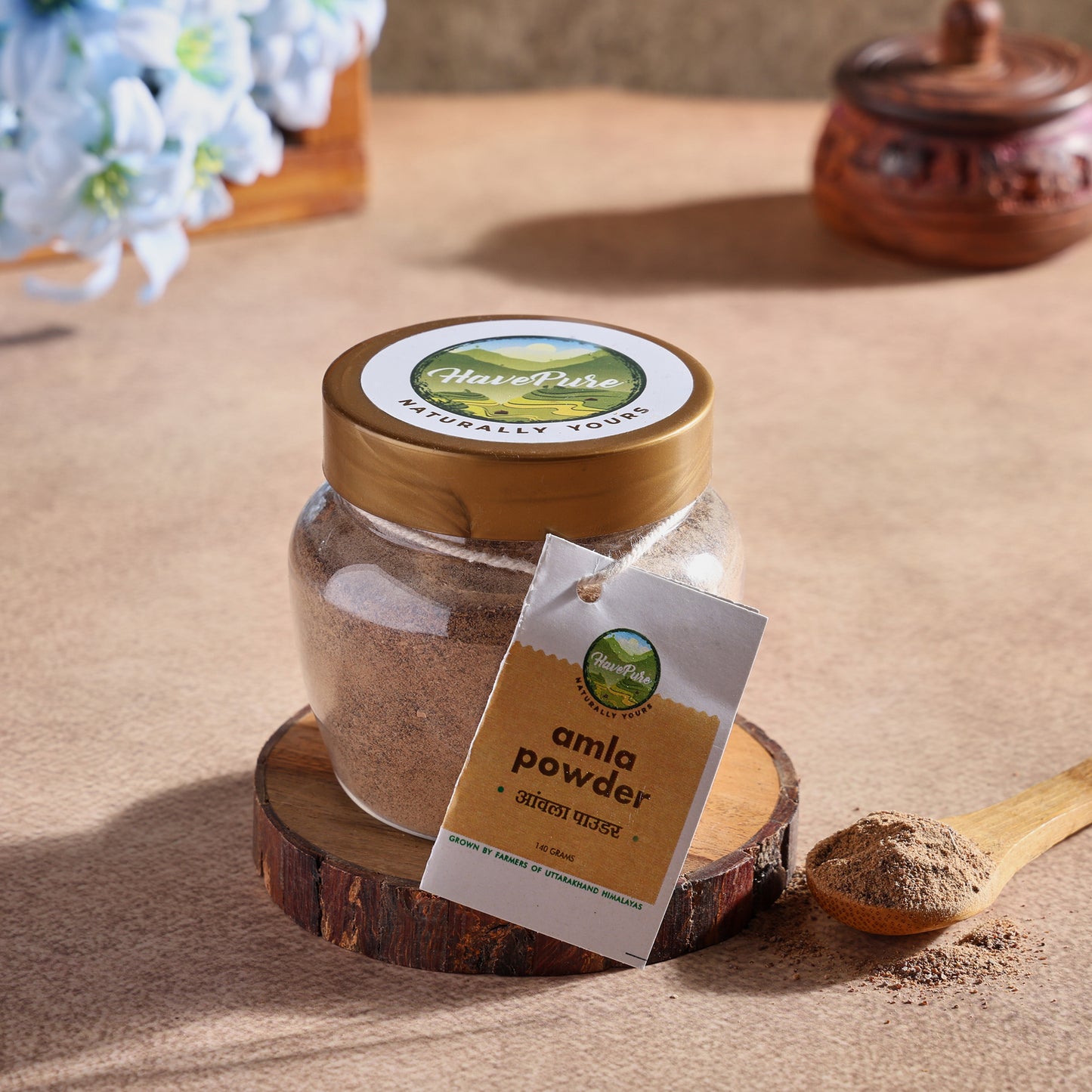Pure Amla Powder – 140g | Natural Vitamin C Superfood | Grown in Uttarakhand Himalayas