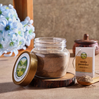 Pure Amla Powder – 140g | Natural Vitamin C Superfood | Grown in Uttarakhand Himalayas