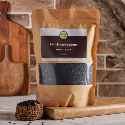 Black Soyabean – 750g | Himalayan Organic Pulse | Rich in Protein, Fiber & Antioxidants