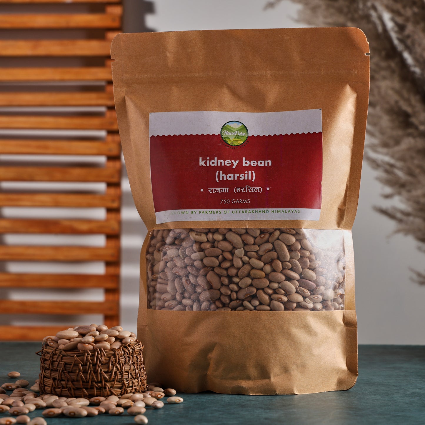 Harsil Kidney Beans (Rajma) – 750g | Naturally Grown in the Himalayan Valleys of Uttarakhand