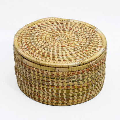 HavePure Munj Grass Chapati Box – Handmade Eco-Friendly Roti Storage Container | Insulated Box for Warm Chapatis | Durable, Lightweight & Natural Kitchen Organizer