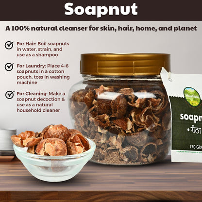 HavePure Soapnut (Reetha) – 170g | Natural Cleanser for Hair, Skin & Laundry