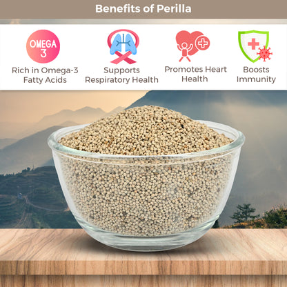Natural Perilla Seeds (Bhangjeera) – Omega-Rich Superfood from Uttarakhand | 250g