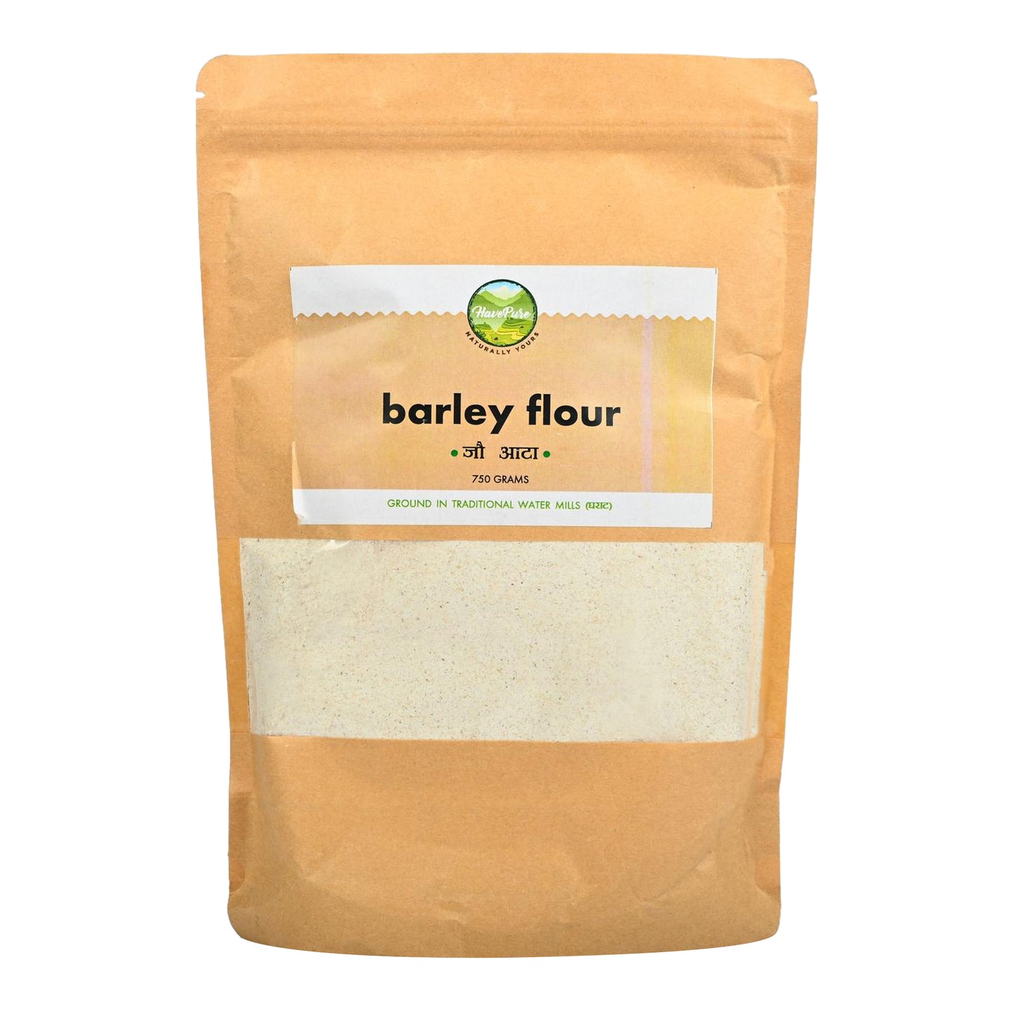 Barley Flour (Jau Atta) – Stone-Ground & Fiber-Rich | 750g