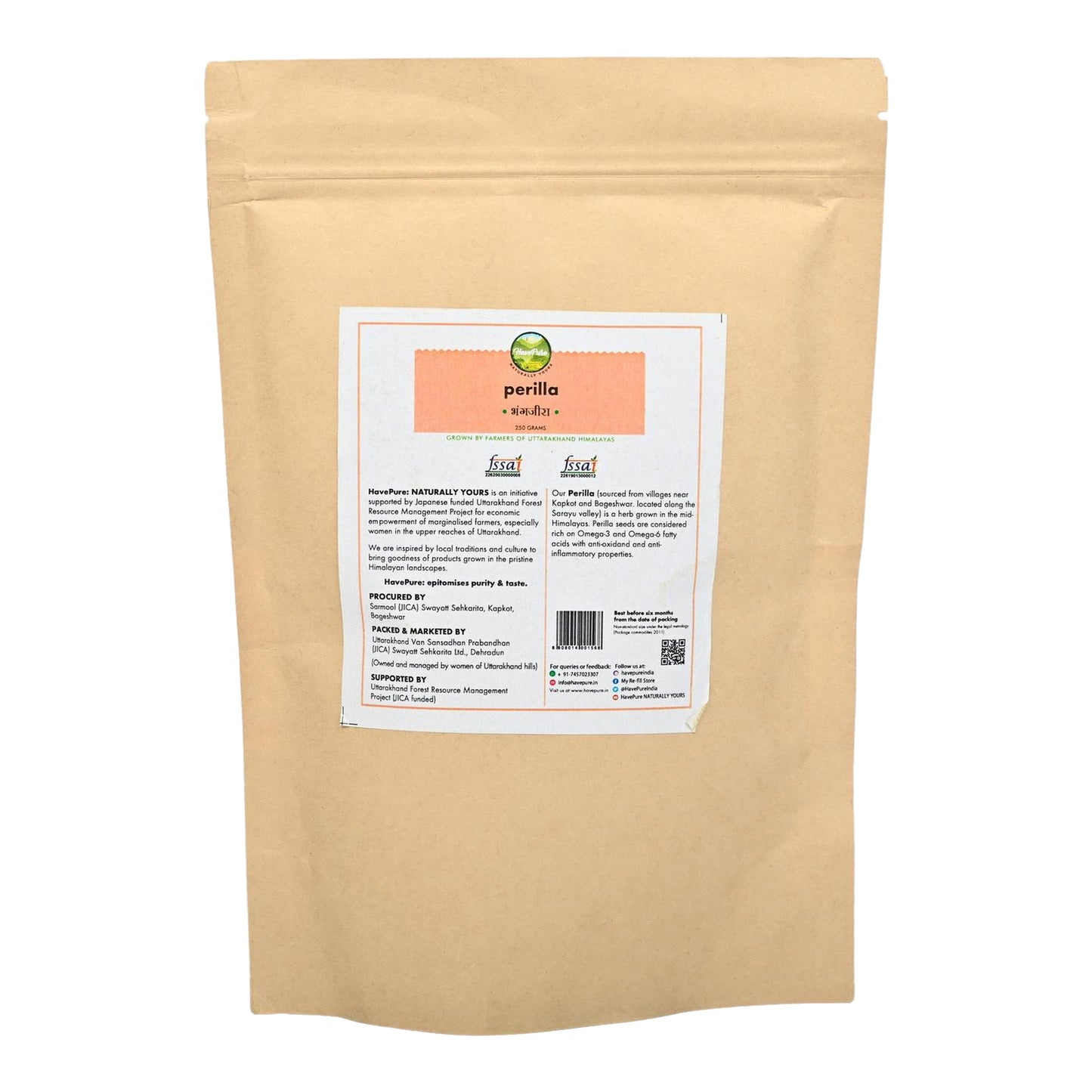 Natural Perilla Seeds (Bhangjeera) – Omega-Rich Superfood from Uttarakhand | 250g