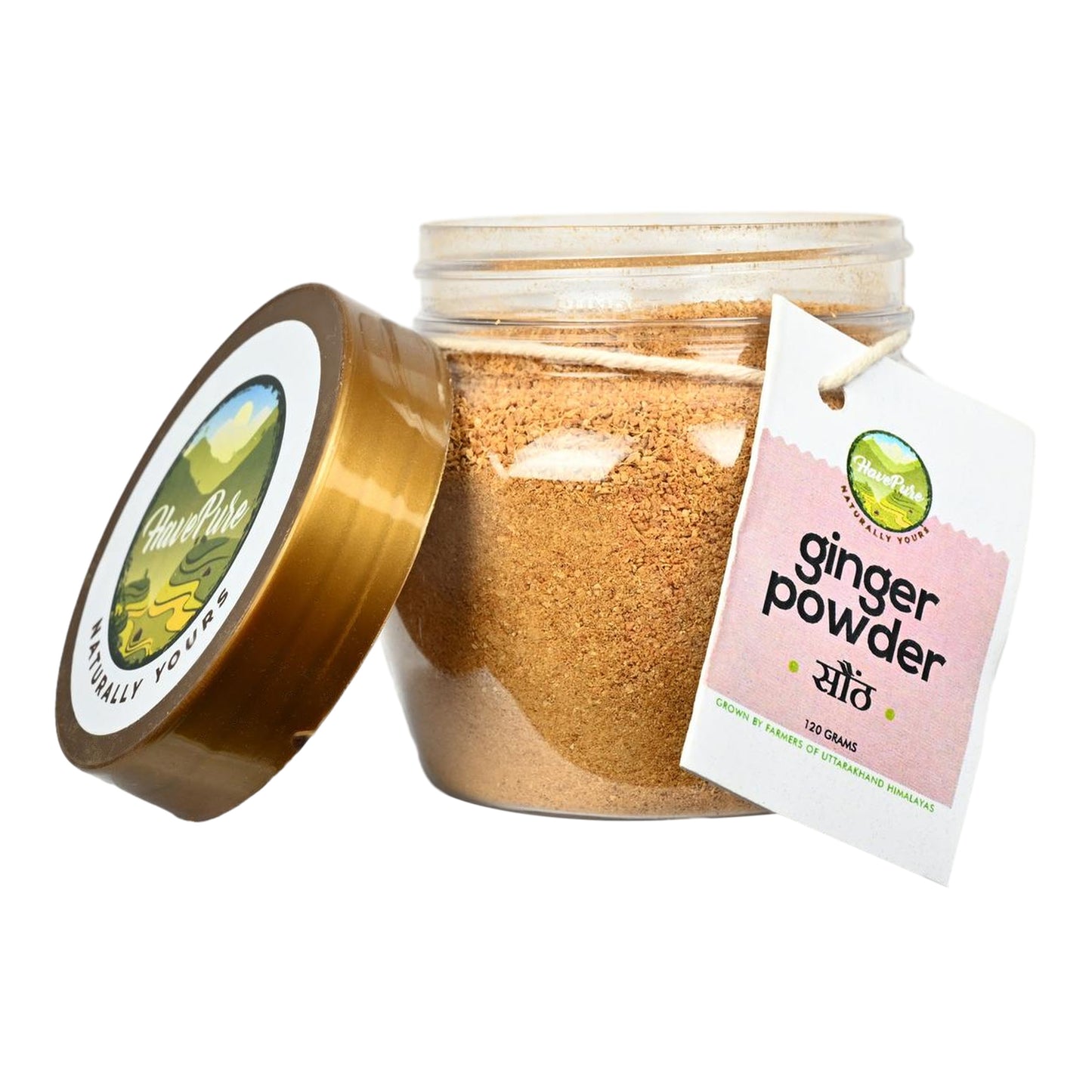HavePure Ginger Powder (Sonth) – 120g | Sun-Dried, Pure & Aromatic | Immunity & Digestion Booster