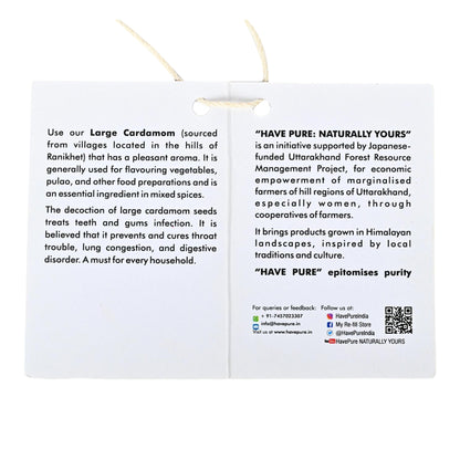 Premium Himalayan Large Cardamom (Badi Elaichi) – 180g