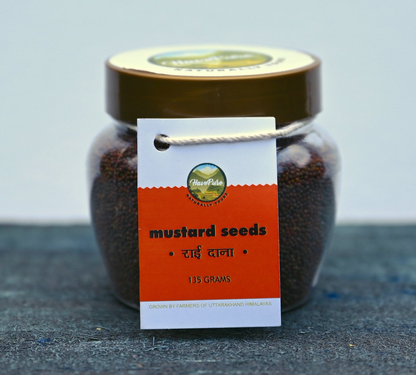 Mustard Seeds (Rai Dana) – Naturally Grown in Uttarakhand | 135g