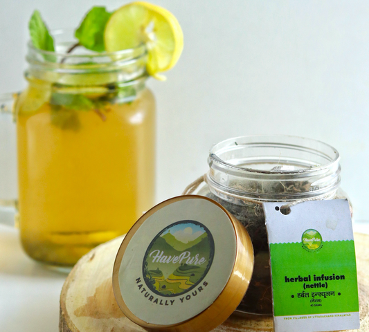 HavePure Nettle Herbal Infusion – 100% Natural Detox Cleanse Tea | Rich in Iron & Antioxidants – 40g